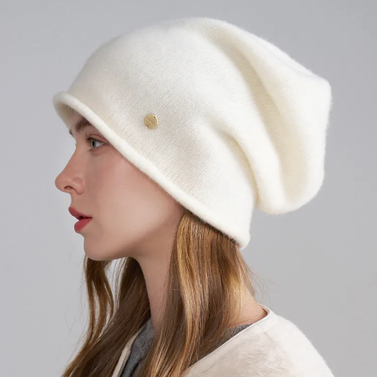 卡蒙 时尚圆顶堆堆帽冷帽针织帽秋冬包头帽帽子加厚防风男女同款