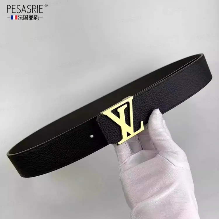 皮带男款爆款2025最新款灰褐锤纹男士腰带礼物高档实用潮流高级感