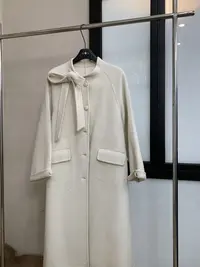 『雨美 Show』2570白色时尚毛绒大衣