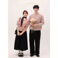 KMZY/KMZY山_山【甜味少女】微胖韩系复古爱心波点高腰a字伞裙半裙