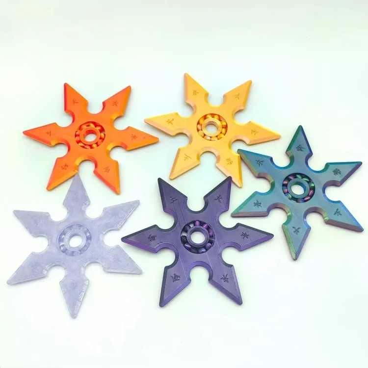 创意益智旋转指尖齿轮炫酷3d飞镖惯性解压新奇炫彩机械指尖陀螺