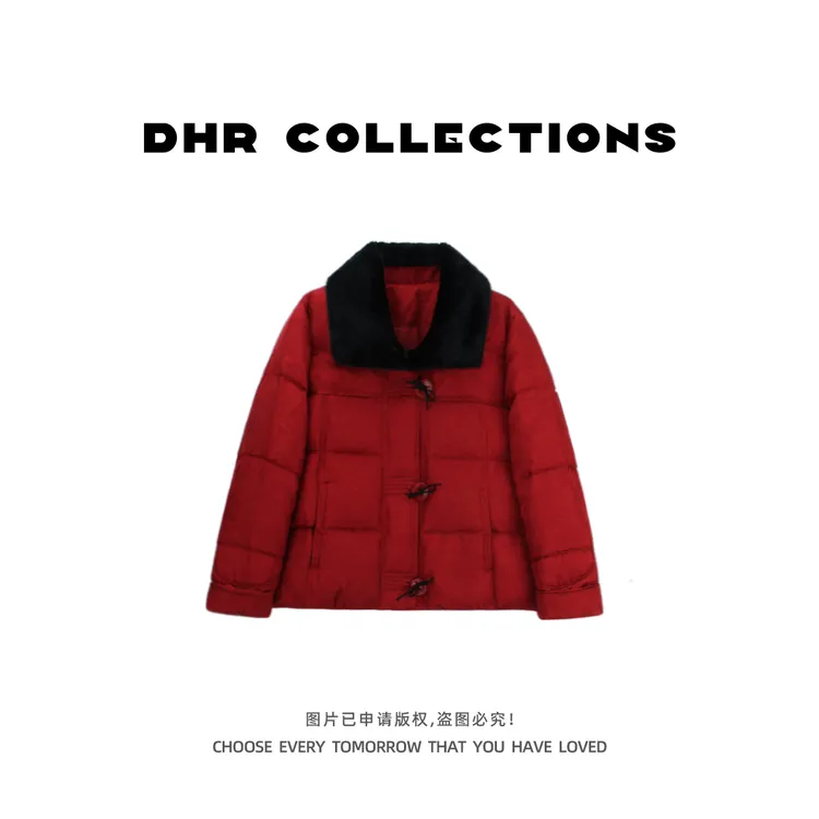 豆豆DA【国风年服】90白鸭绒羽绒服新中式加厚保暖外套-2596825DY