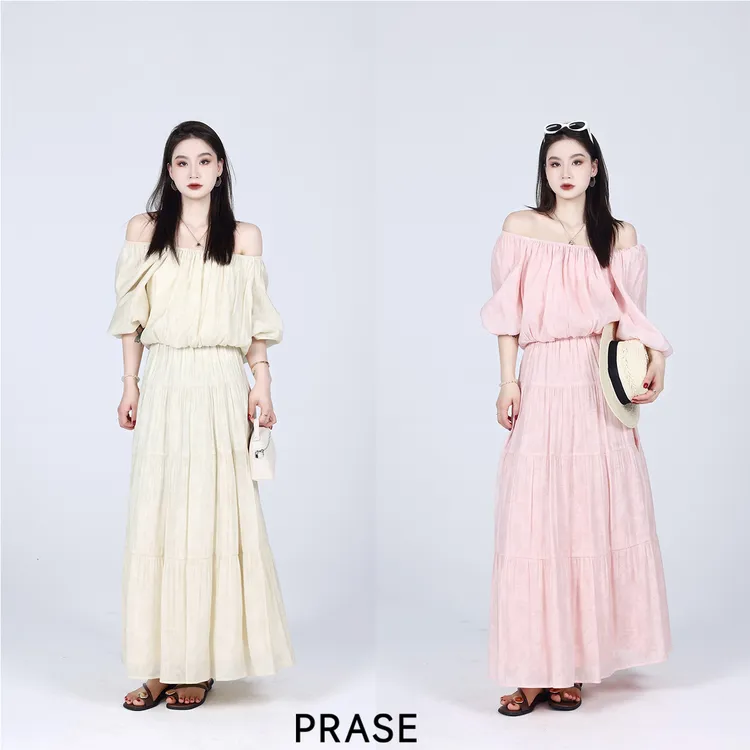 PRASE·噜【琥珀少女】微胖轻奢设计款夏时尚半身裙套装PR505B13/12