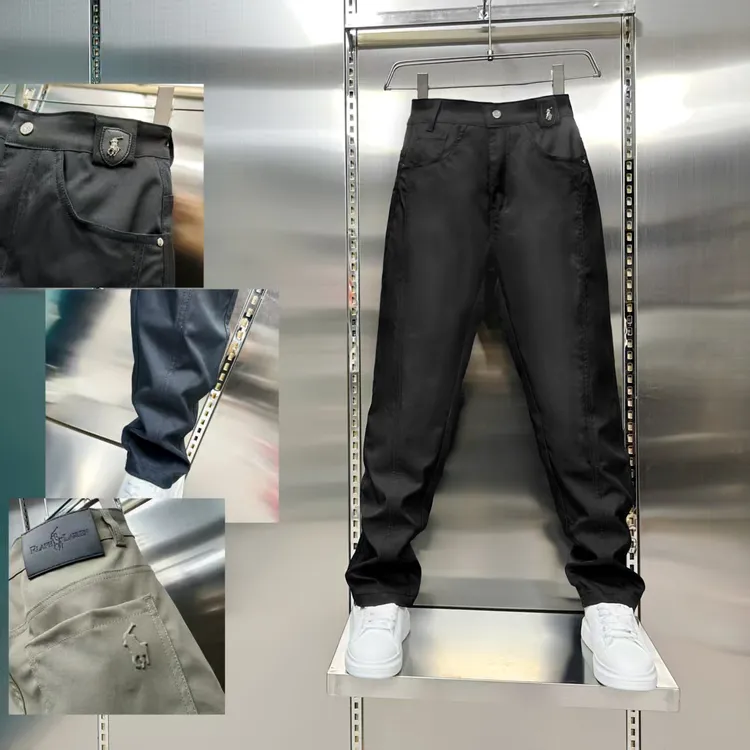 2025秋冬新款立体剪裁男裤休闲裤裤子秋季直筒厚款动物春季男装