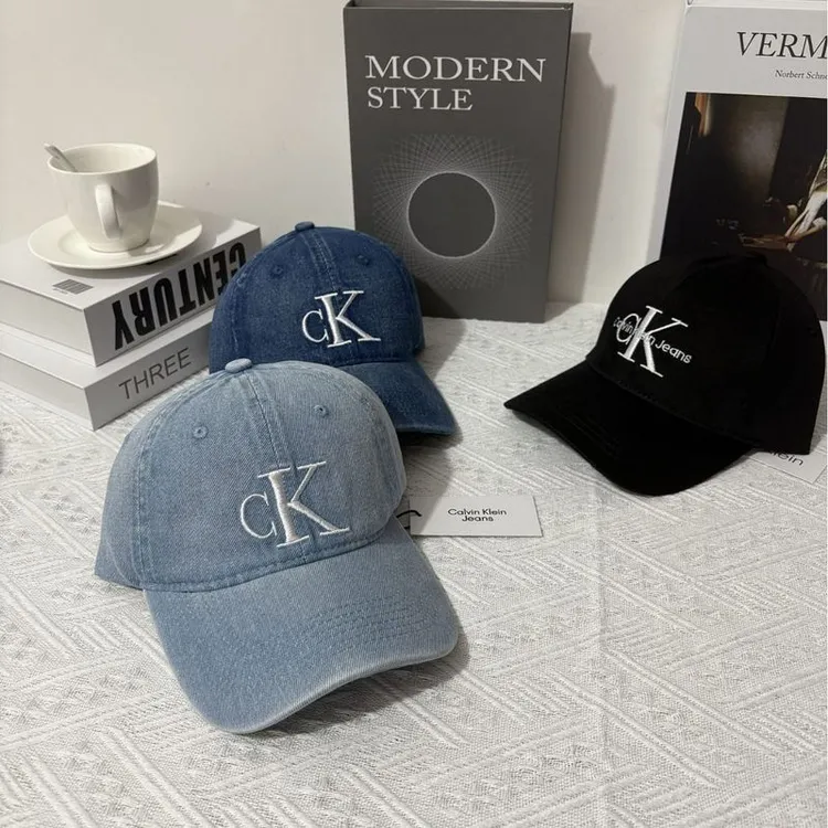 潮牌字母k刺绣男女棒球帽时尚百搭可调节遮阳弯檐帽