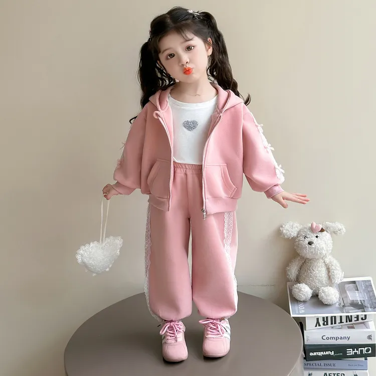 两件套女童秋装套装2025新款洋气装韩系休闲女孩宝宝时髦春秋季