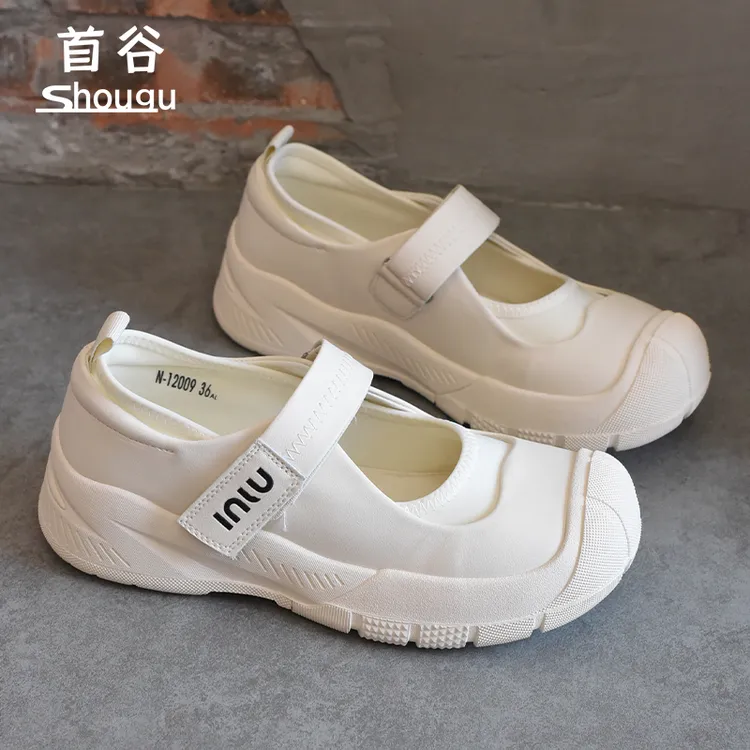 shougu/首谷2025夏季新款小众浅口玛丽珍鞋女休闲外穿运动单鞋潮