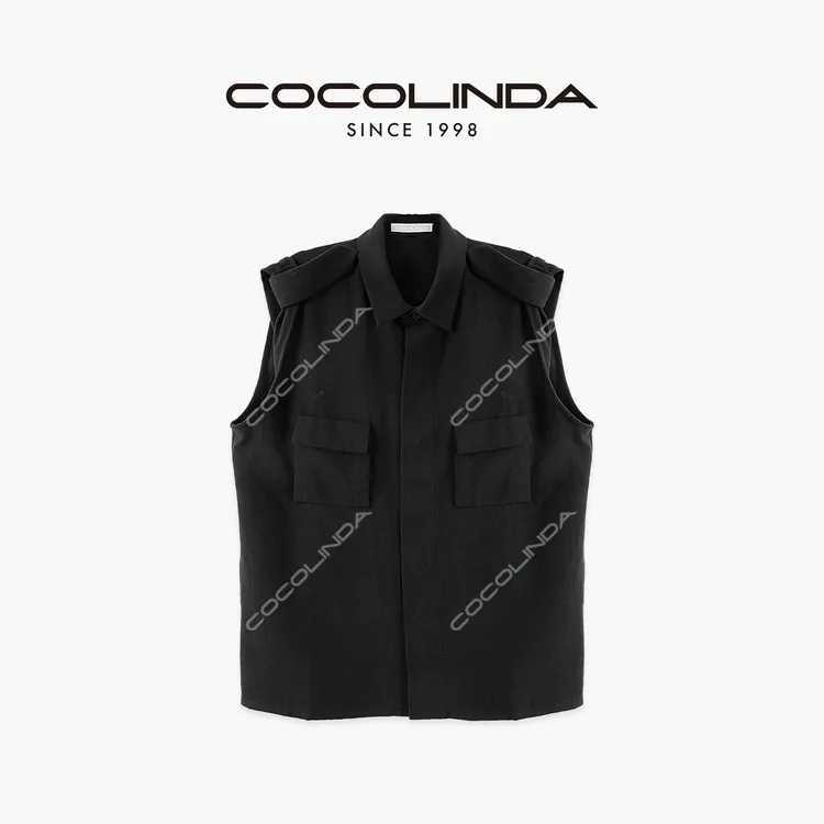COCOLINDA | 棉麻工装马甲V3471