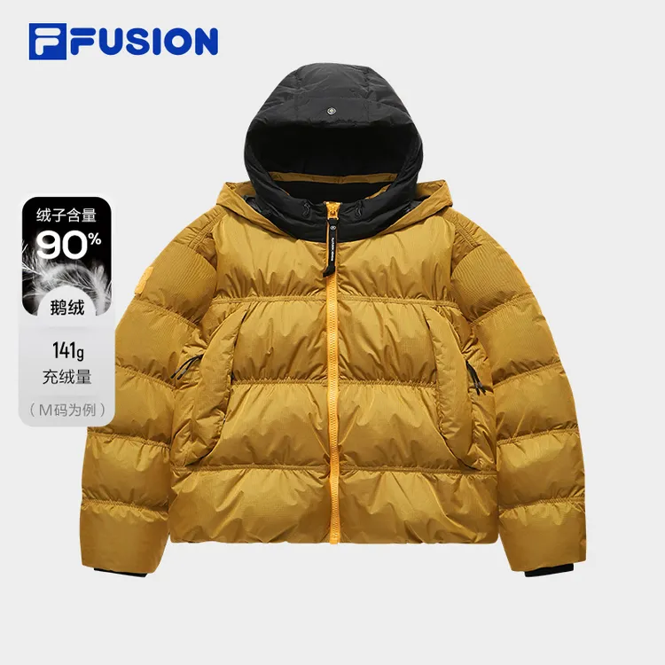 斐乐【新国标90鹅绒】潮牌女装冬季保暖户外百搭羽绒服T11W549904F