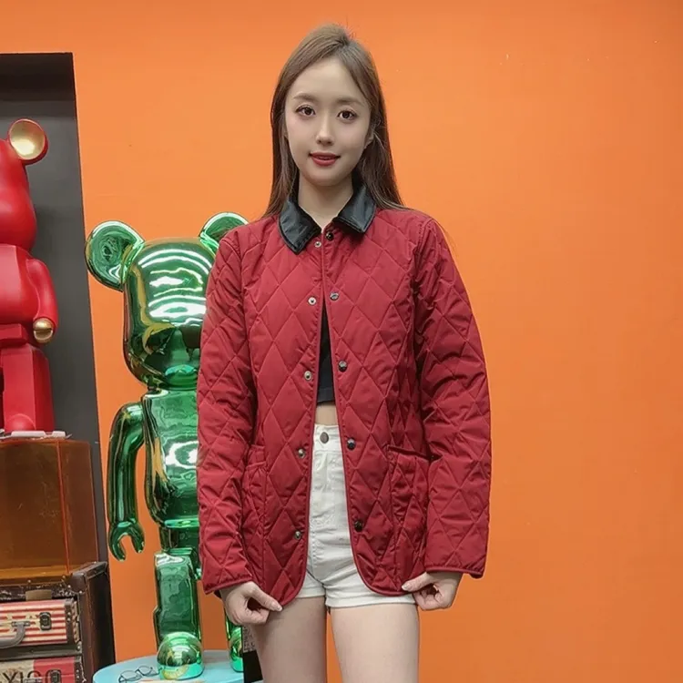 2025秋冬新款男士时尚百搭翻领轻薄保暖休闲棉服外套高品质男棉衣