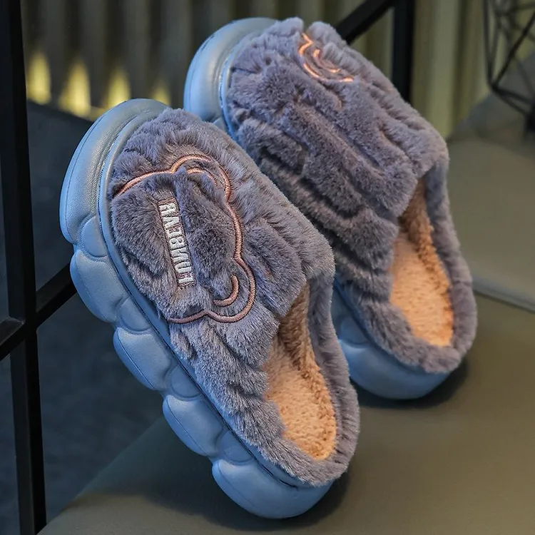 新款儿童棉拖鞋可爱室内防滑女孩公主秋冬季男童居家亲子款棉拖鞋