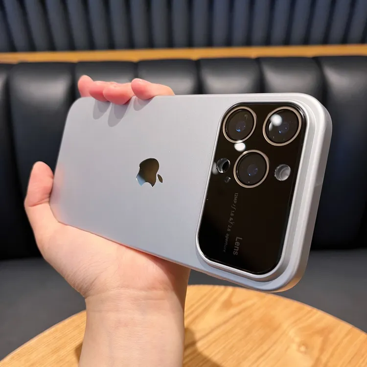 秒变iPhone17大视窗适用iPhone16promax手机壳15磨砂肤感14防摔壳
