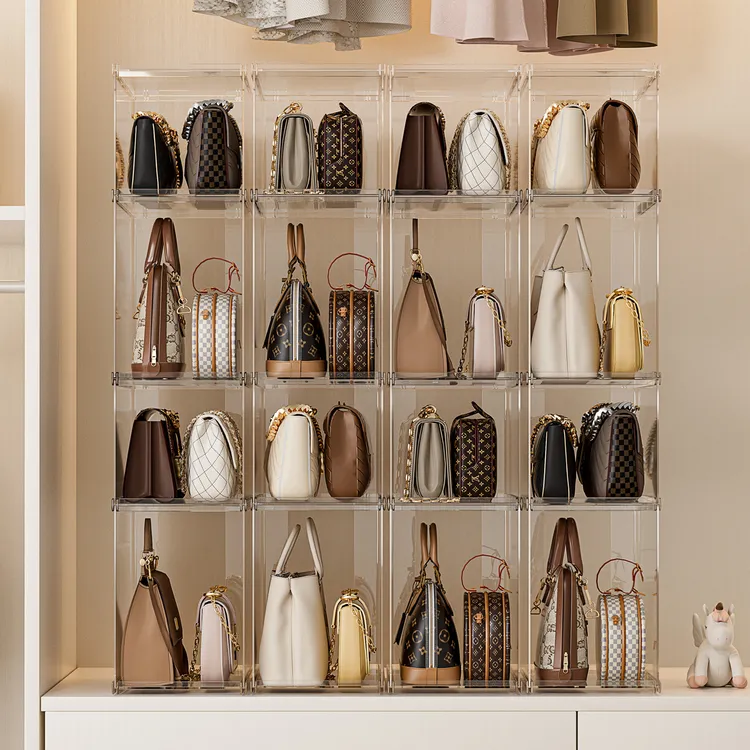 【唯兮】包包收纳神器衣柜包包放置架分格整理省空间防尘保护置物架