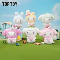【拆盒】TOPTOY三丽鸥美乐蒂50周年奶糖搪胶毛绒玩偶Melody盲盒