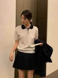 贵！！！经典系列 老钱风 小马 针织上衣