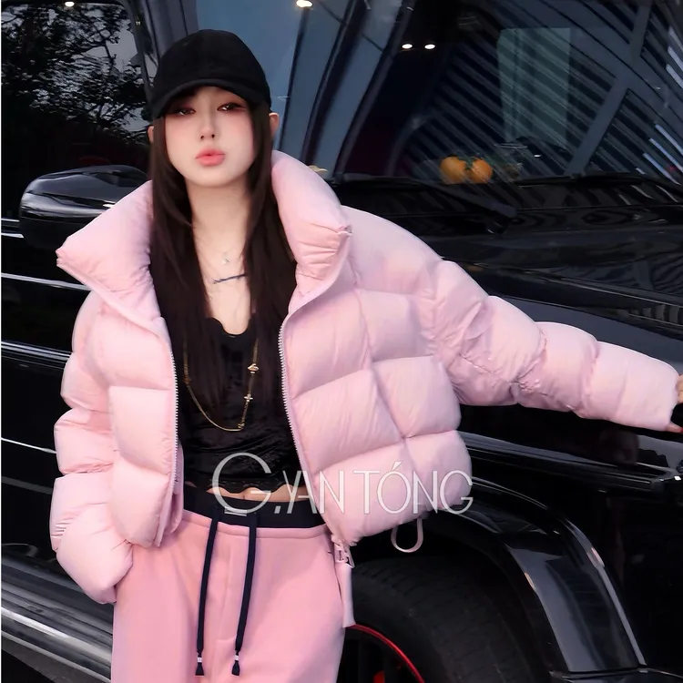 G. yantong/郭彦彤【私服】95白鹅绒泡芙加厚短款立领羽绒服WT1078