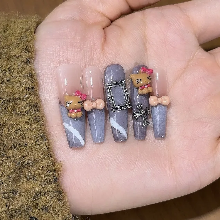 LIU SIX NUAGES皎月KT  微醺重工猫眼 穿戴美甲