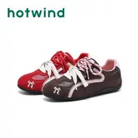 Hotwind/热风2025年秋季新款潮流德迅鞋时尚百搭透气雅痞风女鞋