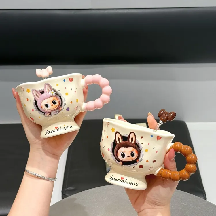 布布马克杯高颜值杯子陶瓷情侣水杯送女生生日礼物伴手礼意义礼品