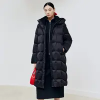 【星线好物】FS连帽龟背廓形保暖长款羽绒服女25冬新款Y222A