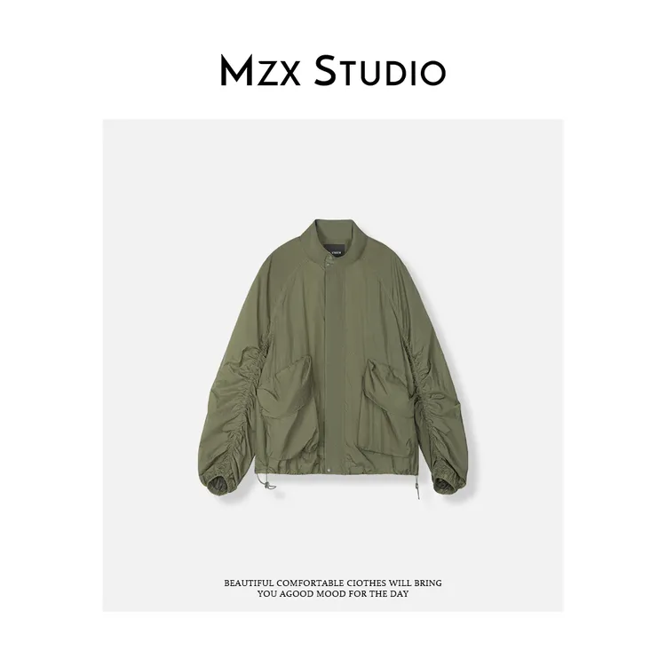 MZX 夏季休闲设计款拉链外套上衣 WT9038-P