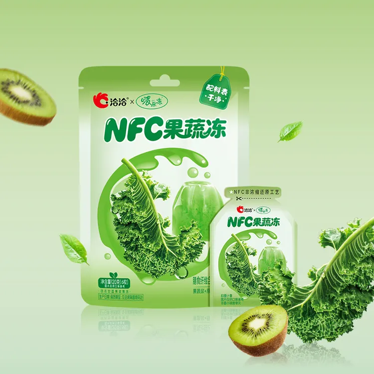 达人专属洽洽啵乐冻NFC果蔬冻羽衣甘蓝猕猴桃蒟蒻冻0香精果汁浆果冻