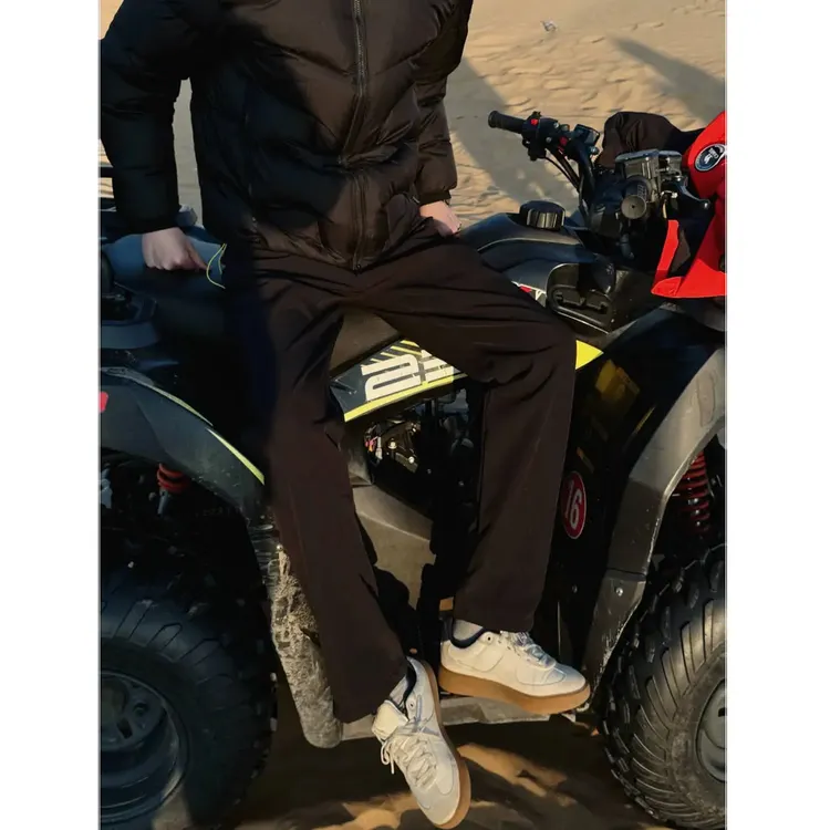 SOSTINE「摇粒绒 保暖软壳」男士复合加绒加厚保暖软壳休闲长裤