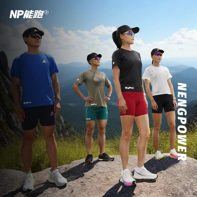 NP能跑女马拉松竞速跑步PB训练健身网球日常高弹轻薄透气运动短袖