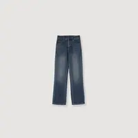 【莱卡牛仔】秋季新款莱赛尔混纺水洗直筒牛仔裤25D5164
