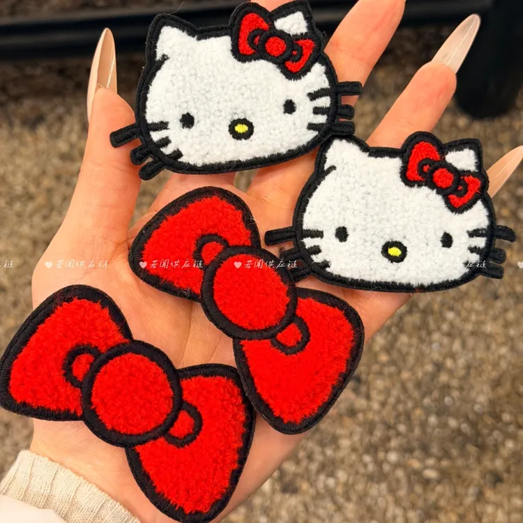 甜美可爱卡通kt猫无痕魔术贴少女额前碎发整理神器刘海贴头饰饰品