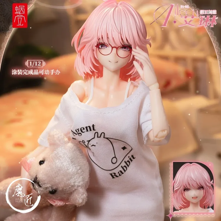 蜗之壳 RA-01L 艾琳 假日闲憩 1/12 涂装完成品可动手办 魔匠模型