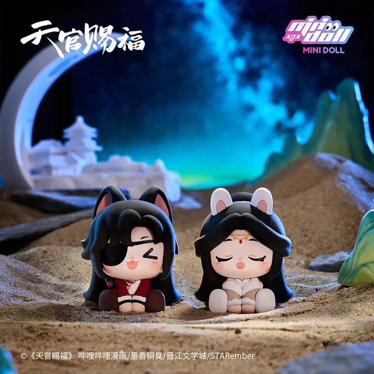 【MINIDOLL官旗店】天官赐福漫画明月楼兰系列谢怜花城软胶摆件盲盒