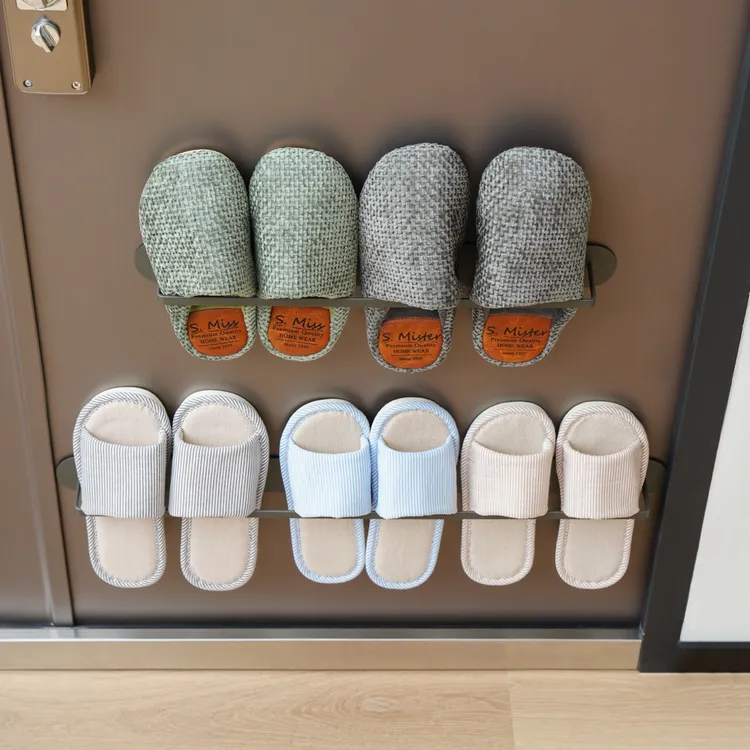 磁吸门后拖鞋架壁挂入户门挂鞋架防盗门后挂拖鞋浴室放拖鞋的架子