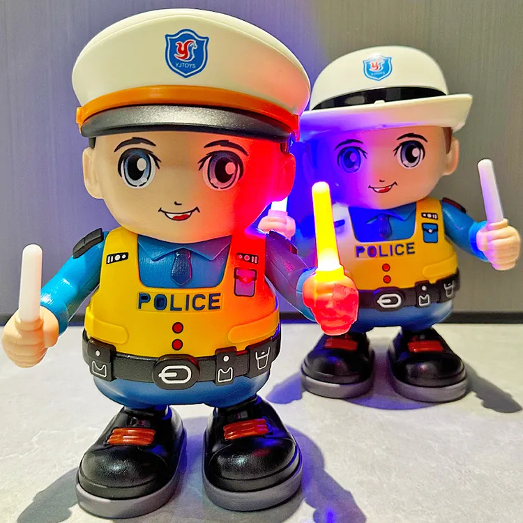 婴儿玩具宝宝0一1周岁抬头声光跳舞警察2-3益智6到12个月7男女童9
