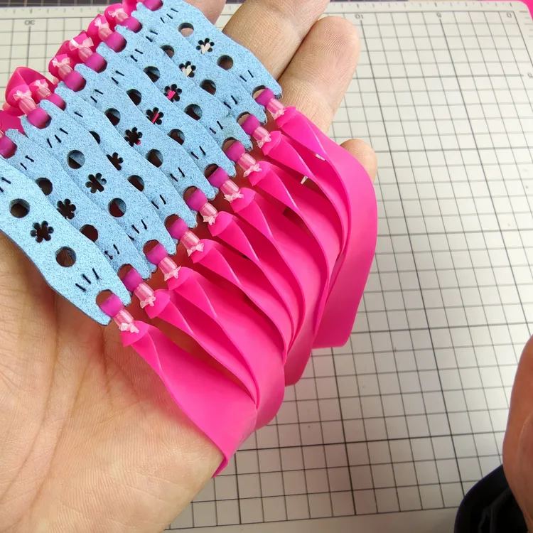 全速皮筋新品玫红纯乳胶高弹力耐用大威力高初速不脆断竞技扁皮筋