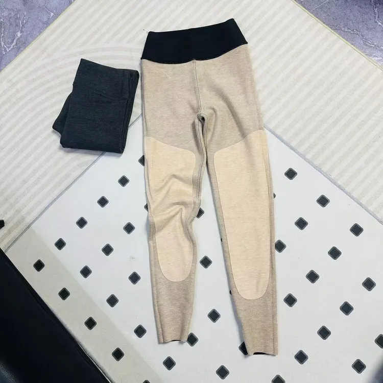 ［瑜伽暖宝裤］女士冬季加厚高腰保暖裤修身护膝打底裤20405