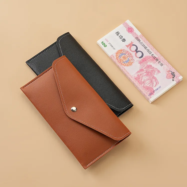 钱包皮钱包女士2025新款简约软皮现金存放袋长款钱夹时尚小零钱包