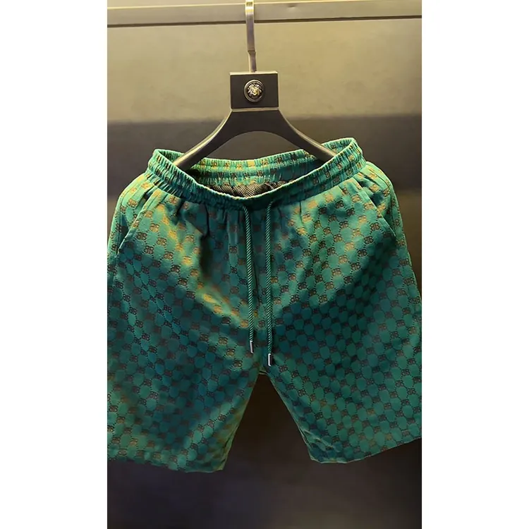 欧货轻奢高定男装短裤2025夏季新款小众设计感大牌字母休闲裤子潮