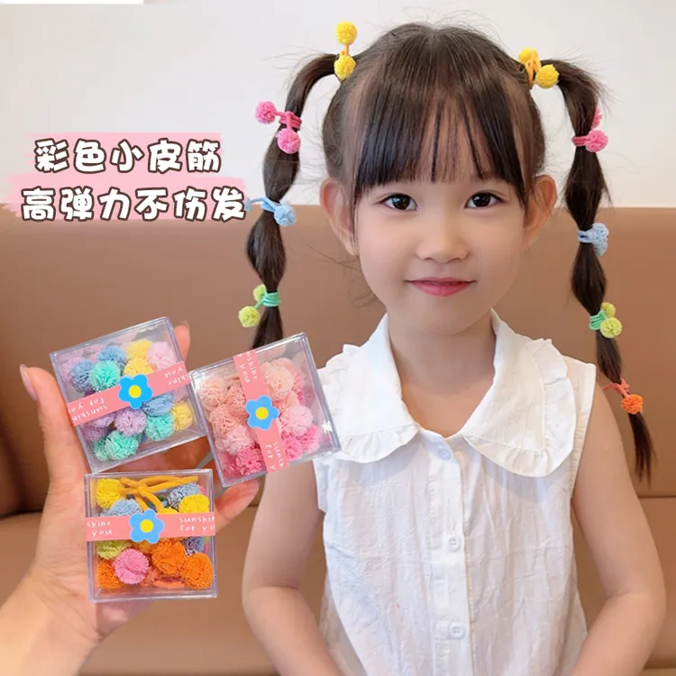 儿童小皮筋不伤发头绳发圈可爱宝宝发绳小啾啾橡皮筋女童头饰发饰