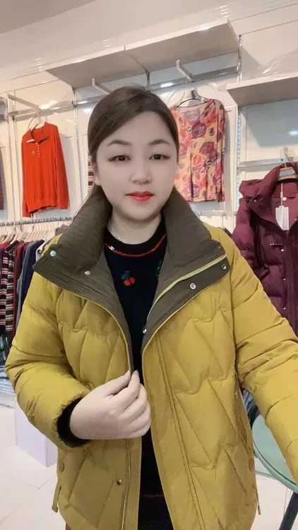 【国标90羽绒】轻奢时尚羽绒服