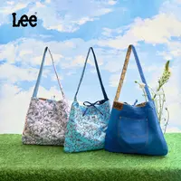 Lee双面碎花托特包简约风休闲印花单肩包手拎包单根肩包