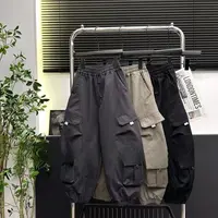 [245克厚纯棉]秋季新款男童女童长裤25新款中大童宽松休闲工装裤