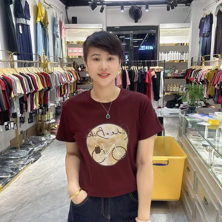 10-5918自行车图T恤58长