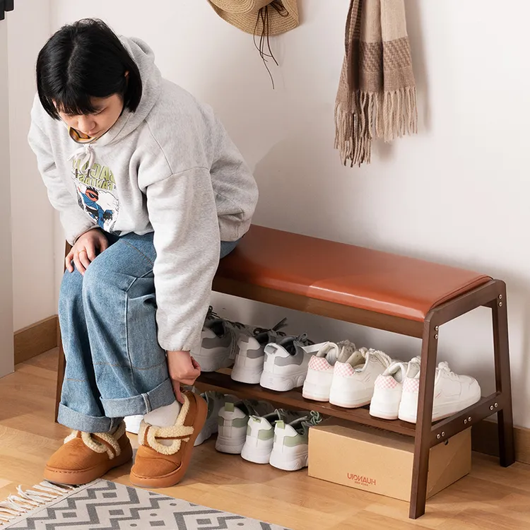 换鞋凳门口家用鞋柜可坐凳一体进门口入户轻奢高级感穿鞋凳长条凳