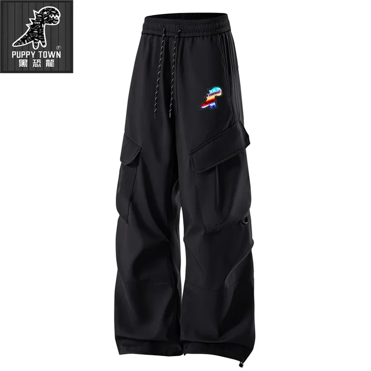 puppytown/巴布小恐龙8-22-25秋季户外登山裤冲锋裤男女款工装裤