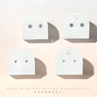 非金属仿水晶耳饰 尤米原创设计闪钻华子耳钉时尚百搭款韩系A561