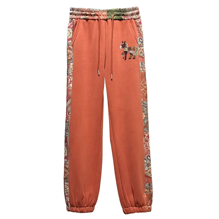 【骏影花辞-卫裤】YCMK爱马家马年生肖纪念款秋冬新款加绒加厚