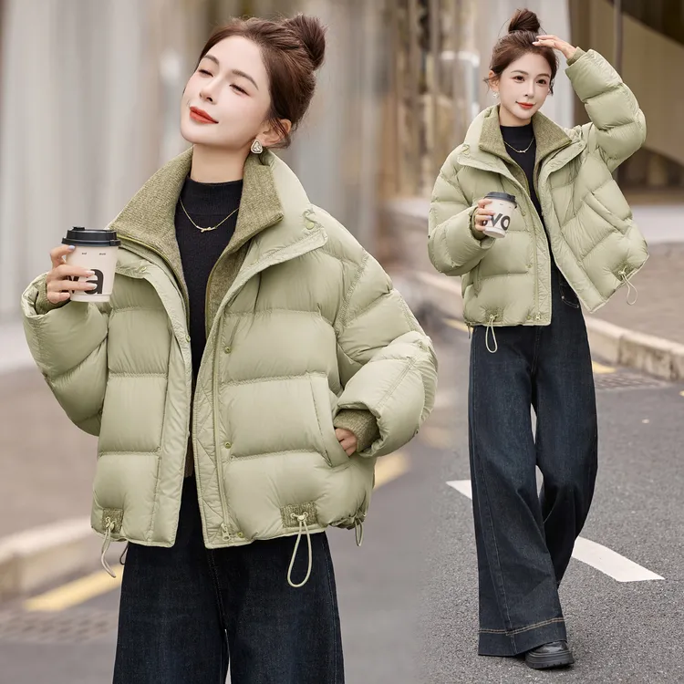 小香风服女2025冬季新款今年流行爆款小个子短款加厚保暖外套