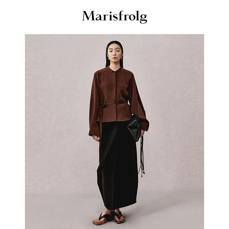 Marisfrolg玛丝菲尔26年秋季新款气质高级显瘦衬衫长袖AAGB30721
