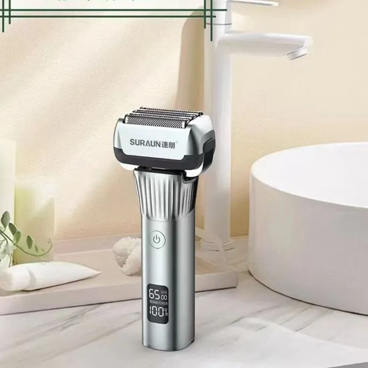 新品速朗312往复式剃须刀五层刀头电动刮胡刀全身水洗大功率